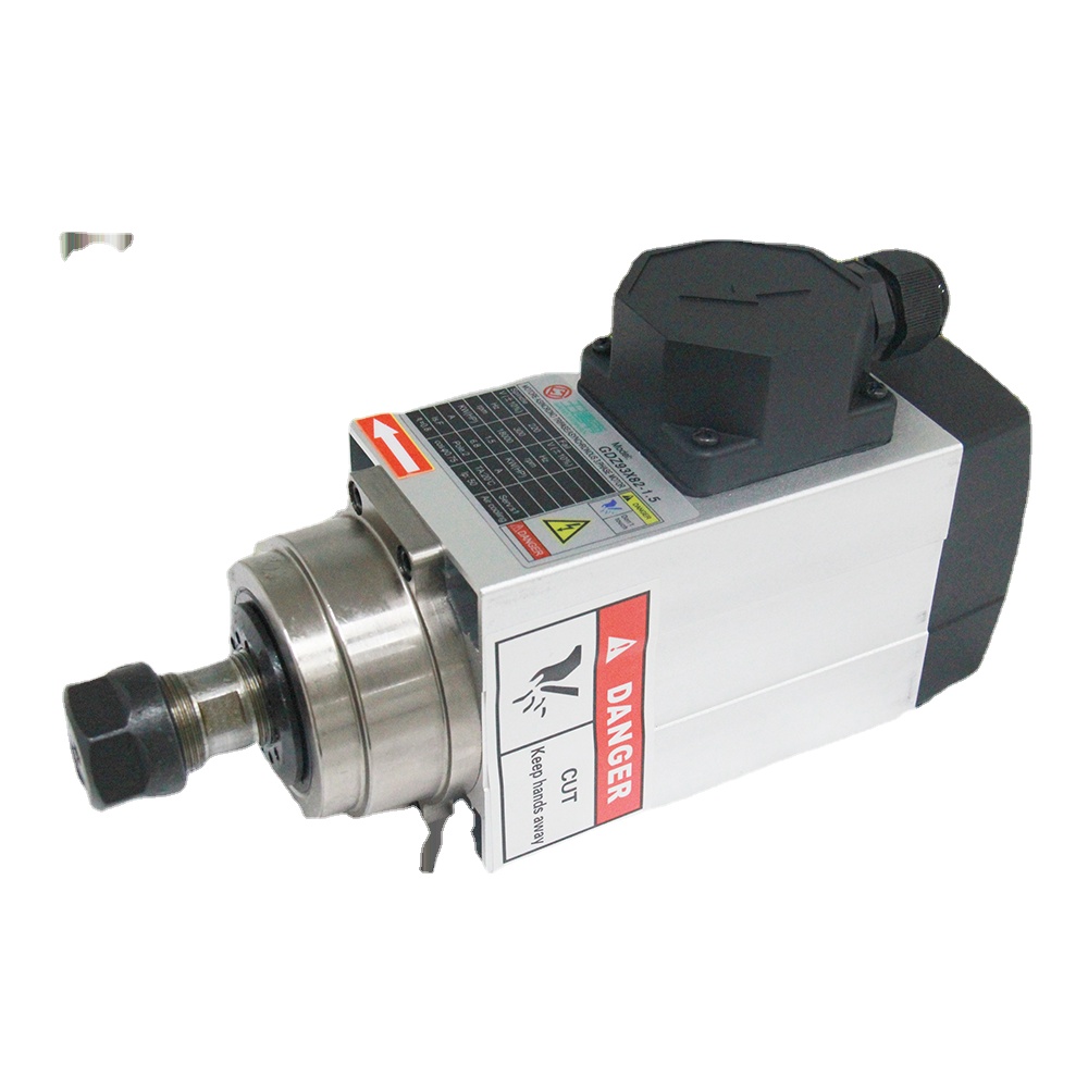 Cnc Spindle Motor - محرك مغزل كهربائي مربع الشكل بتبريد