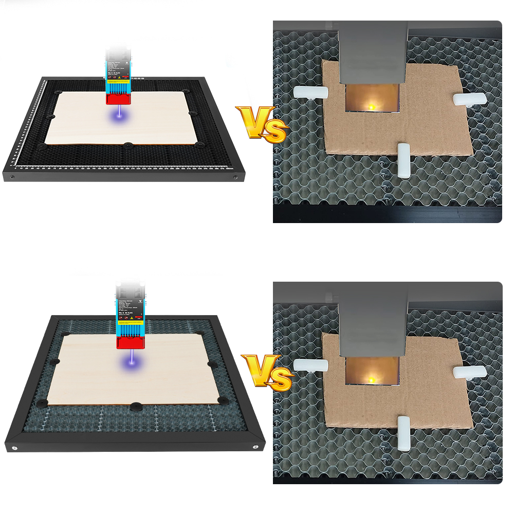 الليزر قطع غيار المعدات الليزر - مراجعة Honeycomb Laser Bed وسعره