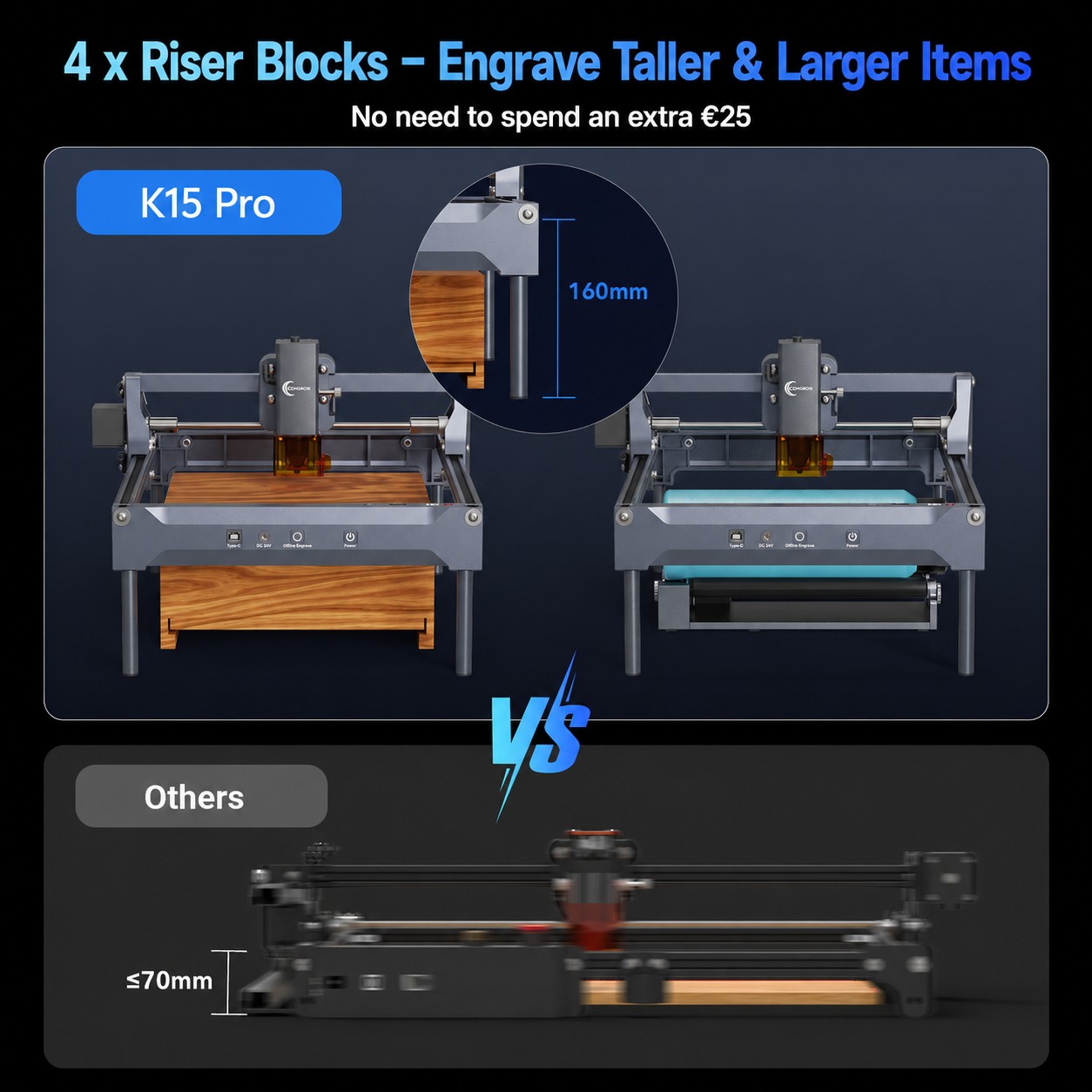 ماكينة نقش بالليزر Carverall K - مراجعة Laser Marking Machine وسعره